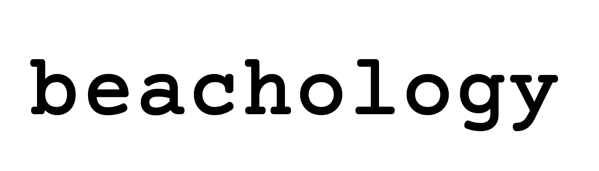 beachology store maine logo black